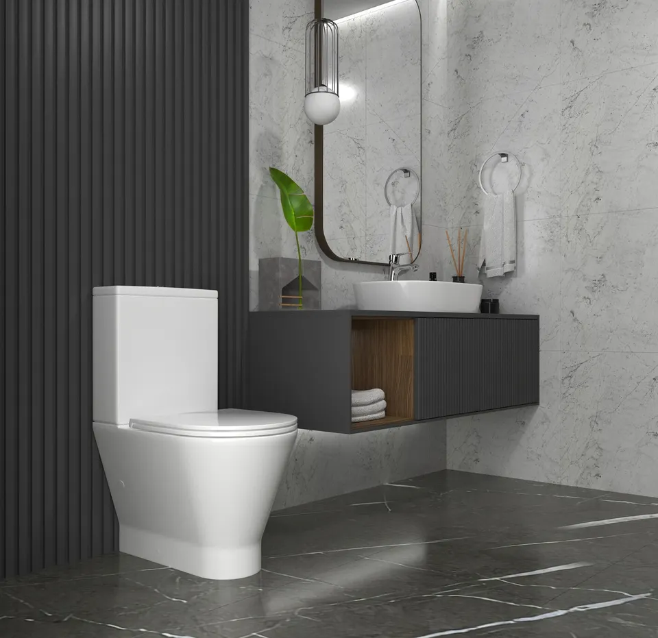 TWIST комплект : унітаз підлоговий з сидінням Soft-close + бачок — фото 2