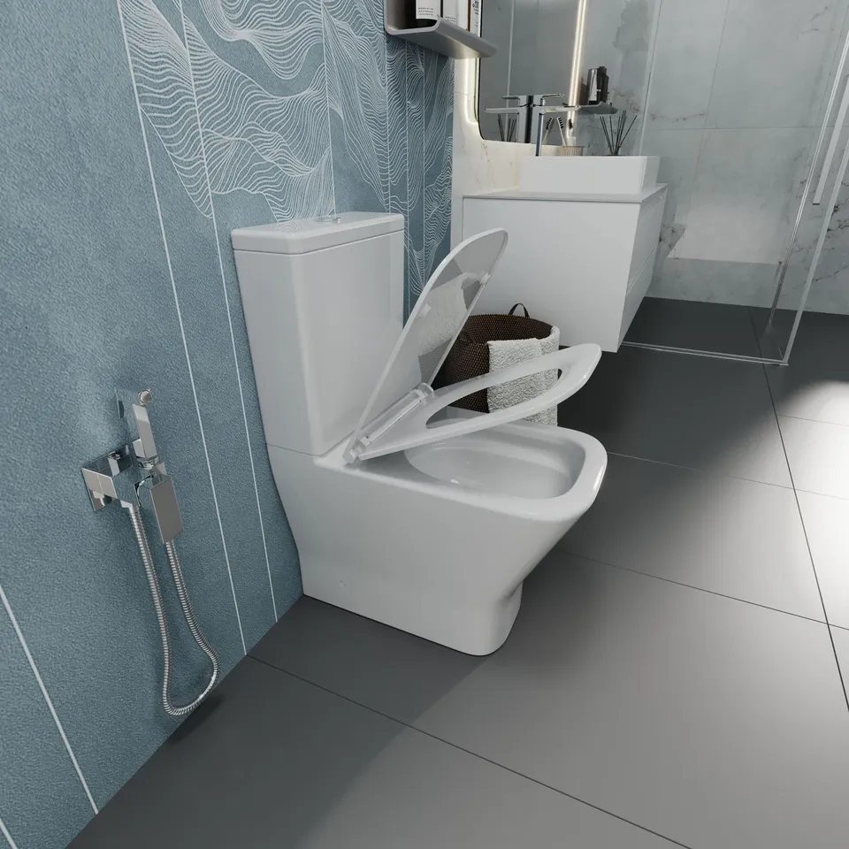 TREND SMART комплект : унітаз підлоговий з сидінням Soft-close + бачок (змив Tornado 3.0) — фото 7