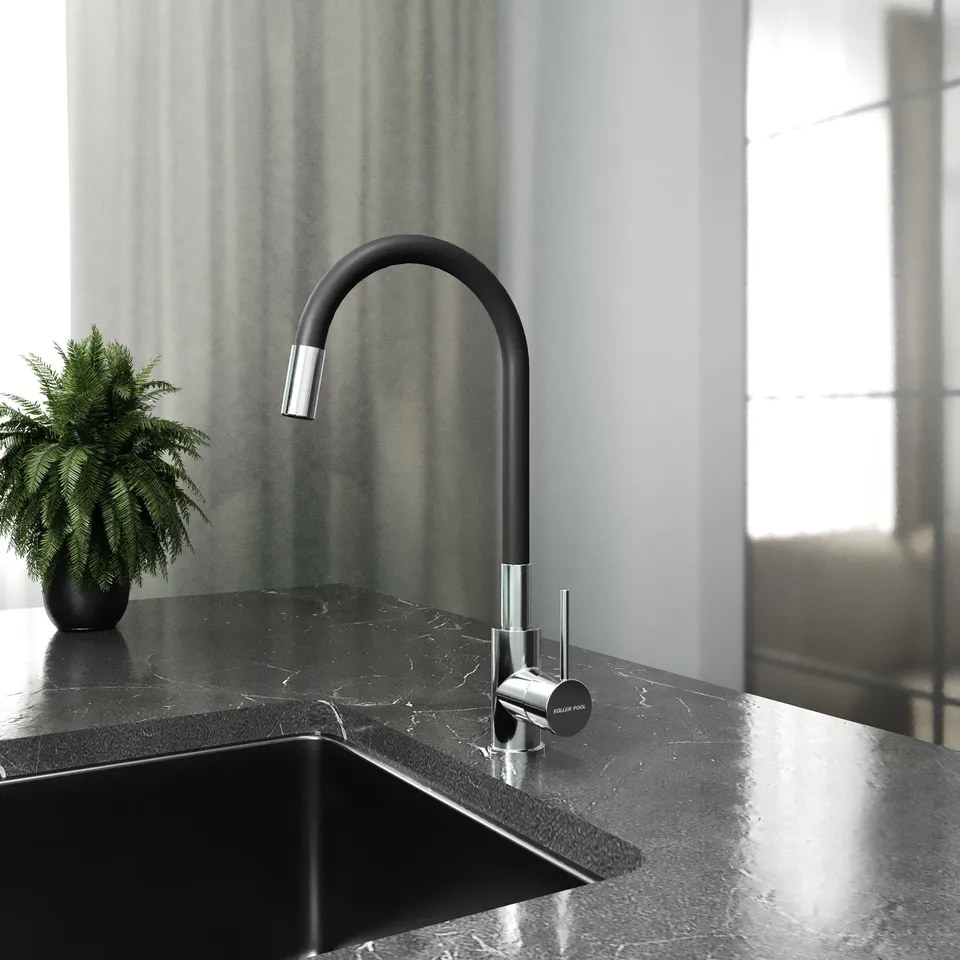 Kitchen Light Pro змішувач для кухні, chrome-black — фото 2