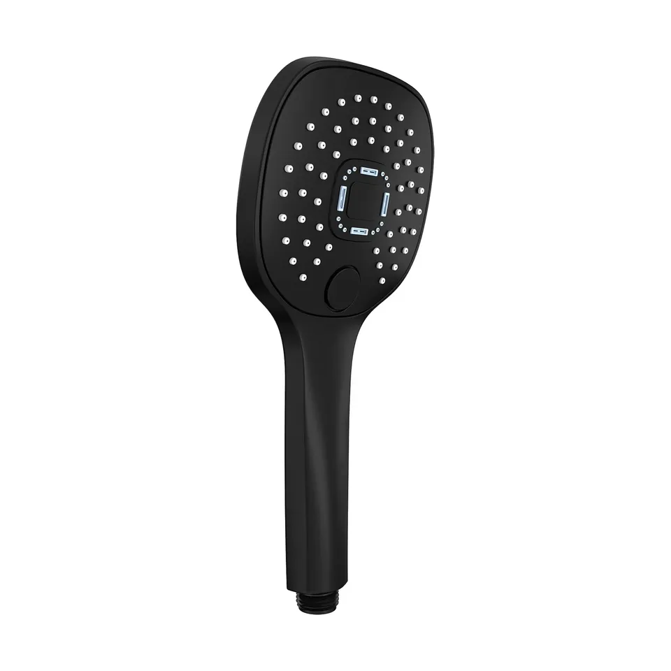 Ручний душ PRO PLUS Black Matt 3 режими (Rain/Mist/Mixed)
