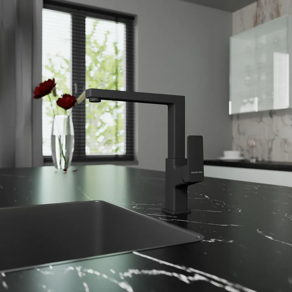 СUBE Kitchen змішувач для кухні Black Matt — фото 2