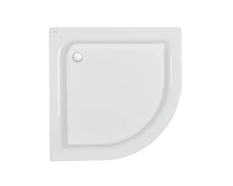 Standard Plus Піддон напівкруглий 90x90 см, глибина 9 см, випуск 52 мм, з інтегрованою панеллю