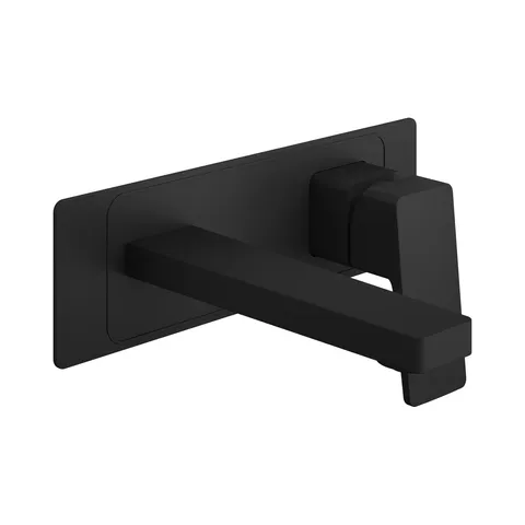 CUBE змішувач для умивальника вбудований, Black Matt