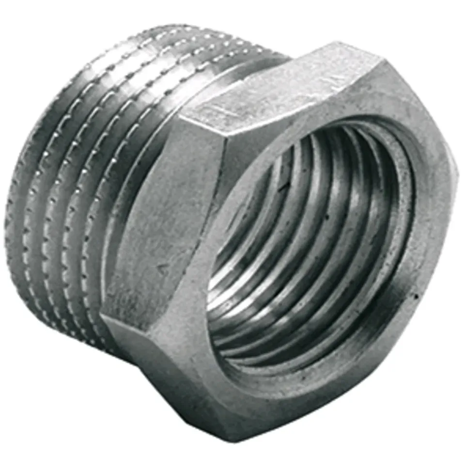 Футорка 1" x 1/2" (нікель)