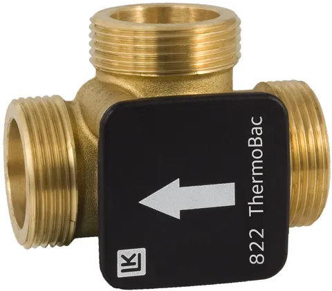 LK 822 ThermoBac Триходовий зворотний клапан, корпус латунь ЗЗЗ 1 1/2"х 61C