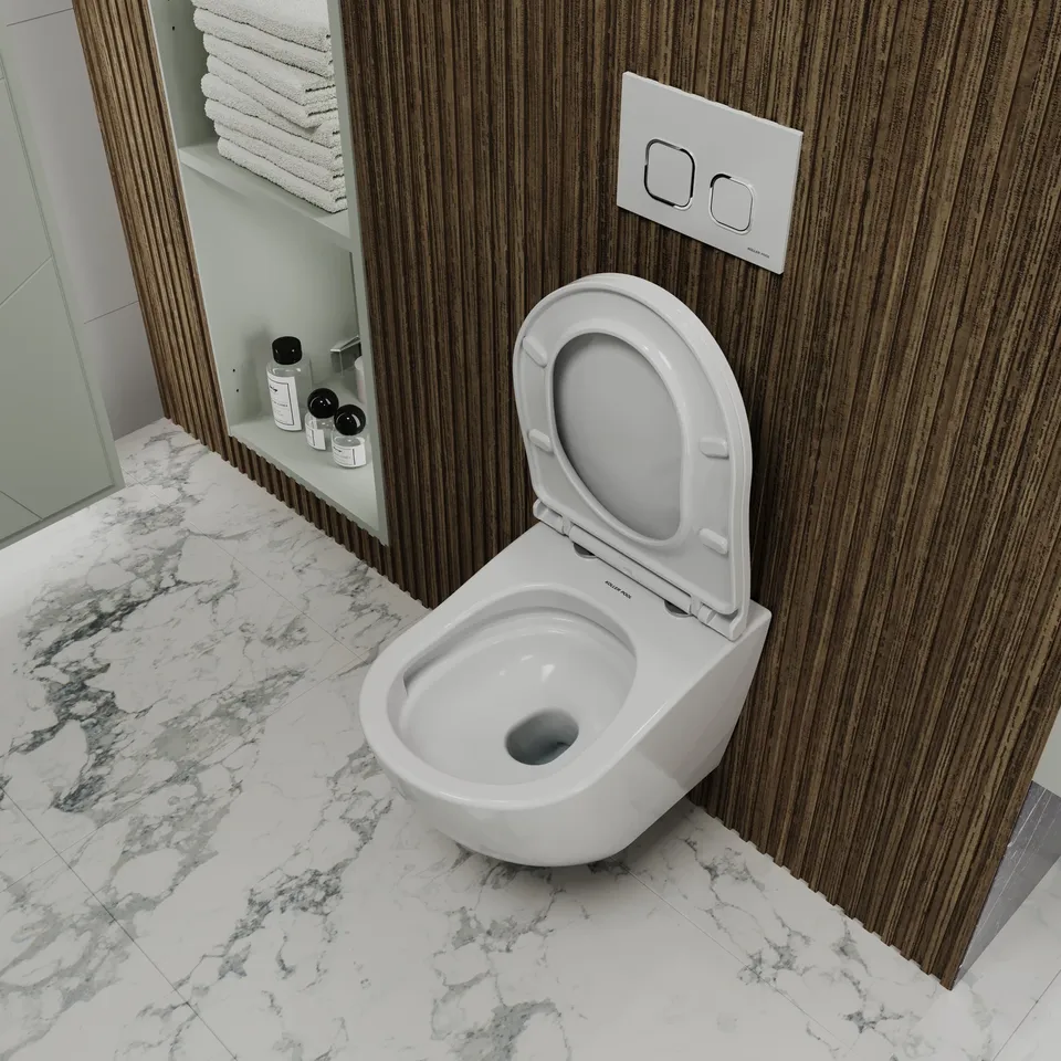ROUND COMFORT унітаз підвісний з сидінням Soft-close (змив Тоrnado 3.0) — фото 7