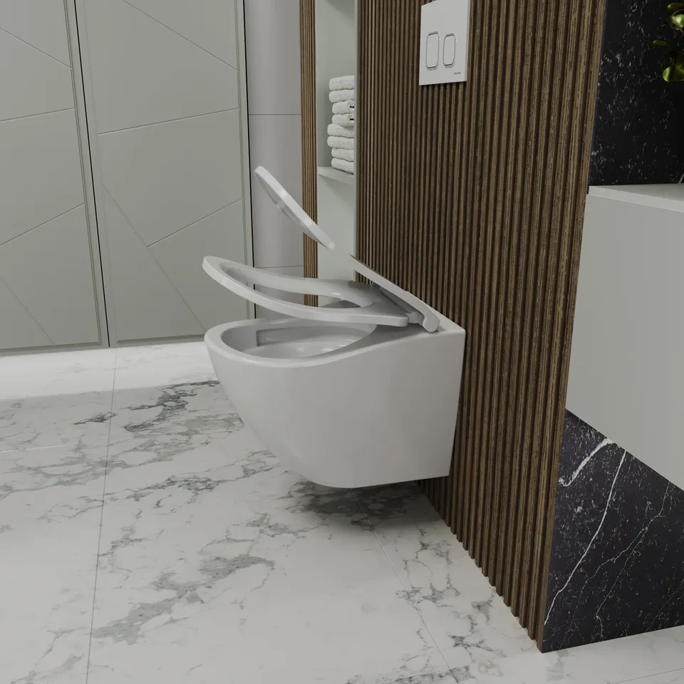 ROUND COMFORT унітаз підвісний з сидінням Soft-close (змив Тоrnado 3.0) — фото 8