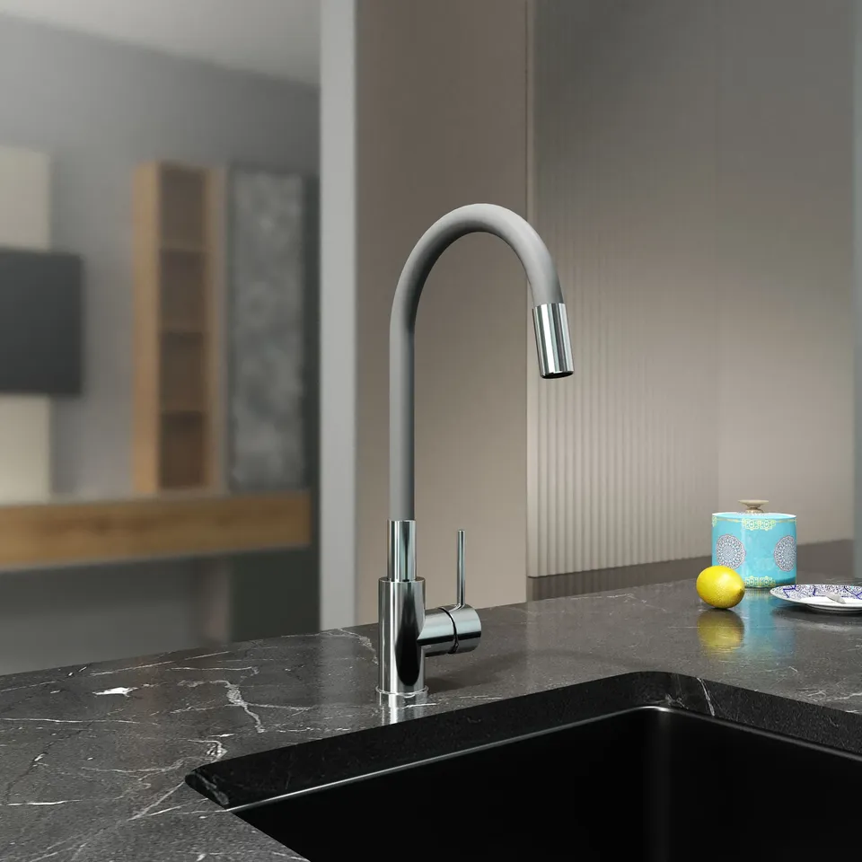 Kitchen Light Pro змішувач для кухні, chrome-grey — фото 3