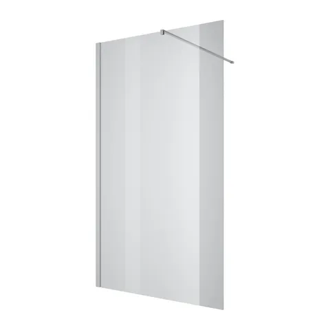Нерухома стінка Walk-IN 1200х2000мм chrome, скло 8мм clear