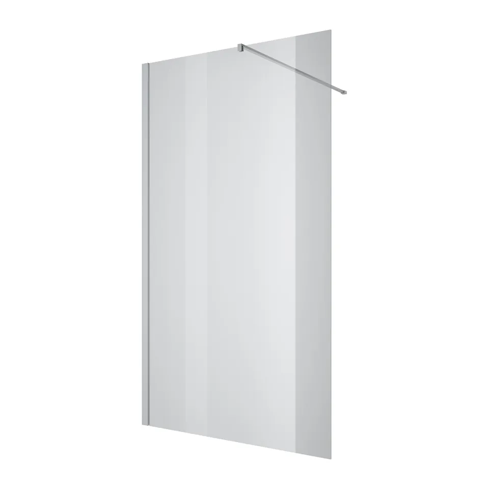 Нерухома стінка Walk-IN 1200х2000мм chrome, скло 8мм clear