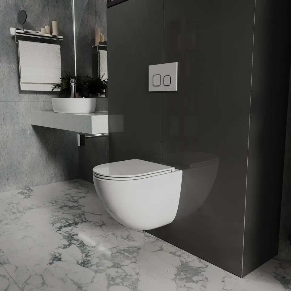 ROUND PRO Smart унітаз підвісний з сидінням Soft-close (змив Tornado 3.0) — фото 5