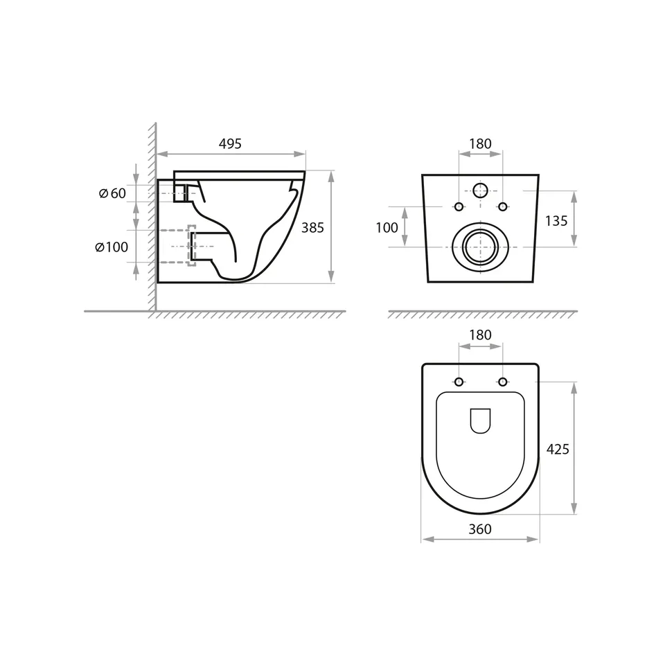 ROUND PRO Smart унітаз підвісний з сидінням Soft-close (змив Tornado 3.0) — фото 8