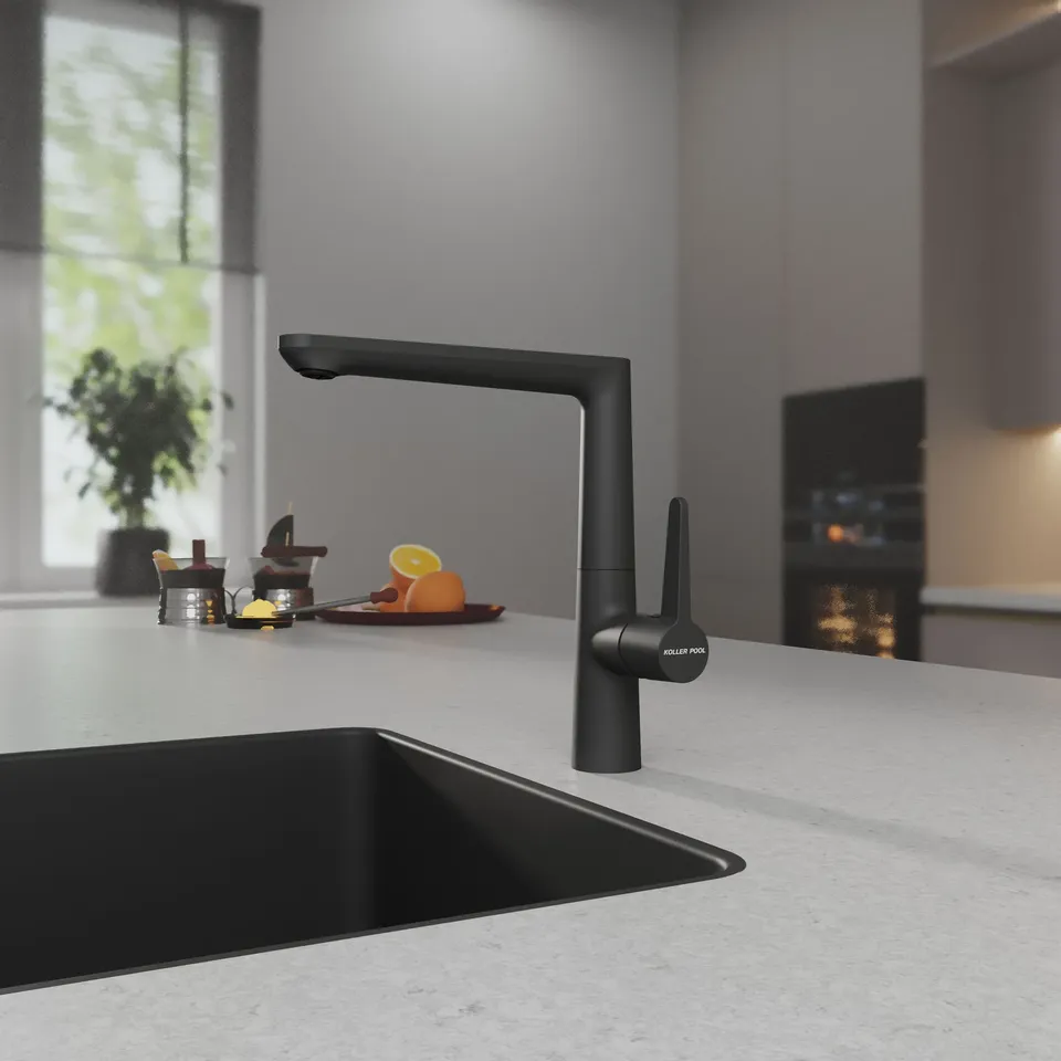 Dakota Kitchen змішувач для кухні, Black Matt — фото 2