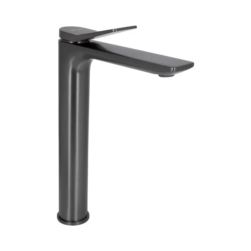 Змішувач для раковини Qtap Presto високий QTPRE269GRP45582 Gunmetal Black