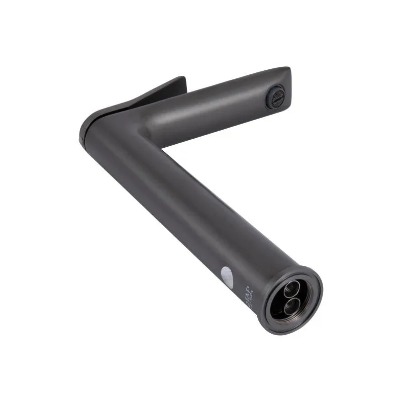 Змішувач для раковини Qtap Presto високий QTPRE269GRP45582 Gunmetal Black — фото 3