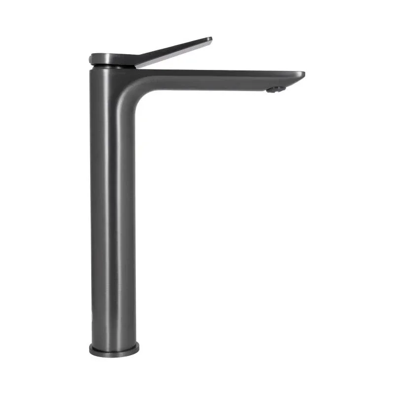 Змішувач для раковини Qtap Presto високий QTPRE269GRP45582 Gunmetal Black — фото 5