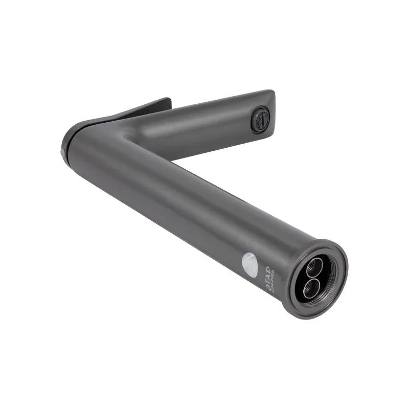 Змішувач для раковини Qtap Presto високий QTPRE269GRP45582 Gunmetal Black — фото 6