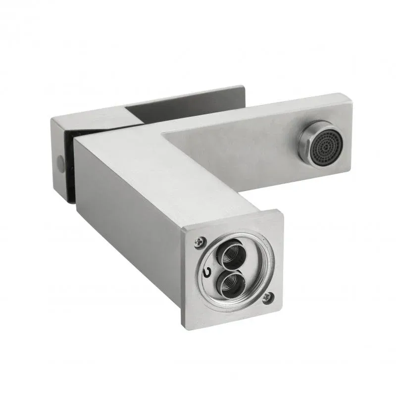 Змішувач для раковини низький Lidz Helix 001F (k35)  LDHEL001FNKS49178 Nickel — фото 5