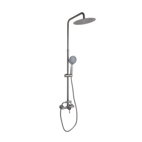 Душова система для душу Lidz Aria 1020 на два споживачі (k35) LDARI1020NKS46114 Nickel