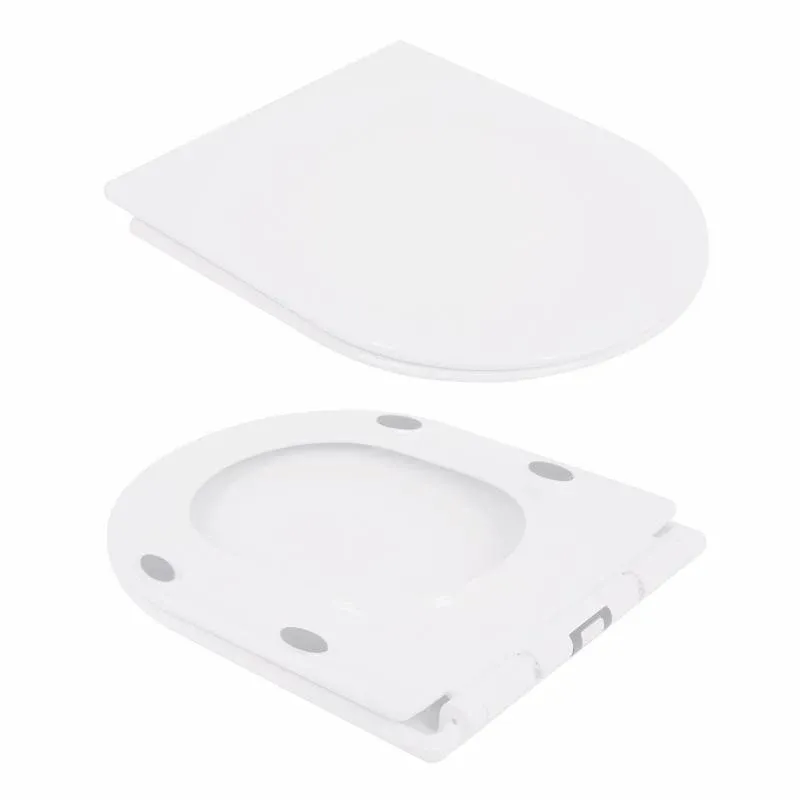 Унітаз-компакт Qtap Presto безобідковий з сідінням Soft-close QT24221217AW — фото 8