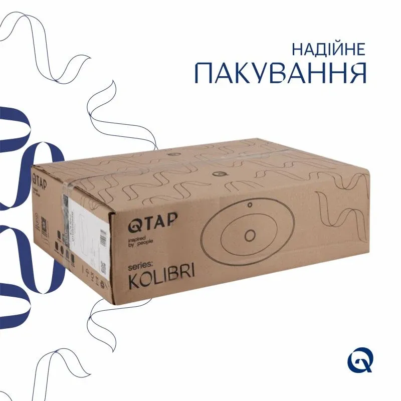 Раковина-чаша Qtap Kolibri 500x360x140 White QT10116065W — фото 5
