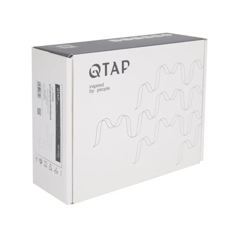Змішувач для раковини низький Qtap Crow  QTCRO270CRM48644 Chrome — фото 8