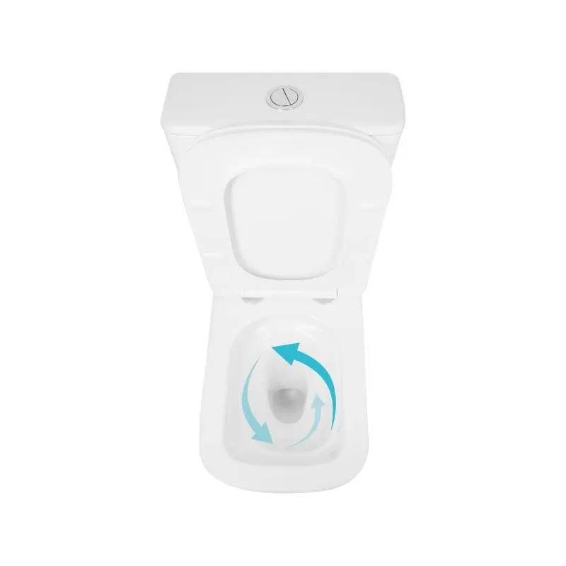 Унітаз підлоговий Qtap Tern Ultra Quiet безобідковий з сидінням Soft-Close QT17226003AW White — фото 6