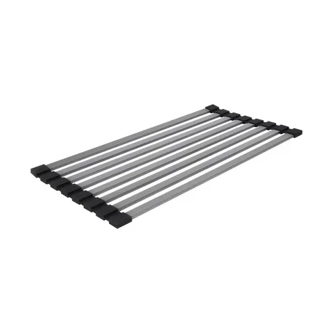 Сушарка на кухонну мийку Lidz Acsis LA12 Black, плоска основа, для посуду 430х218 мм LDACSLA12BLM49766