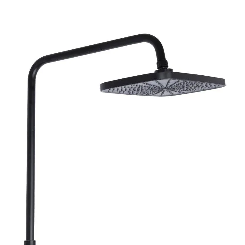 Душова система універсальна Qtap Gemini на три споживачі (з виливом) QTGEM111BLM45686 Black Matt — фото 5