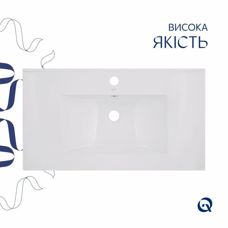 Раковина Qtap Albatross  820х460х180 White QT01113080CW1 — фото 4