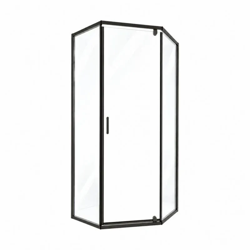 Душова кабіна Qtap Scorpio BLA10115-AC6 100x100 см, скло Clear 6 мм, покриття CalcLess без піддона