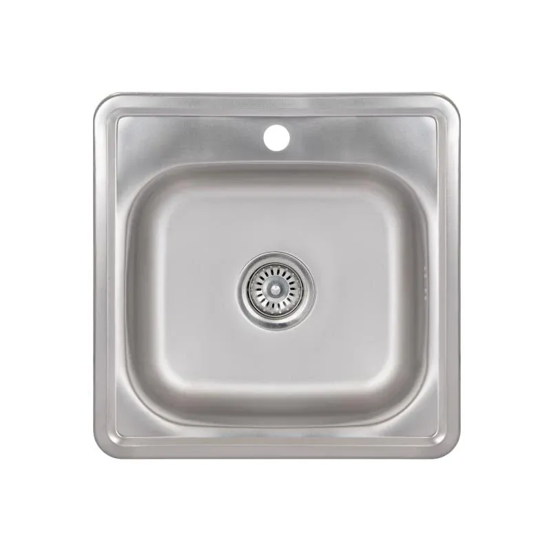 Кухонна мийка Brinex 4848 0,6 мм Satin (BRIN4848SAT0651257)