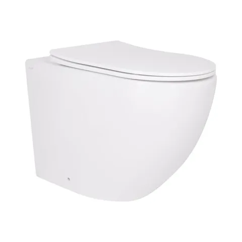 Унітаз підвісний Qtap Robin Ultra Quiet безобідковий з сідінням Soft-close 520x365x365 мм WHITE
