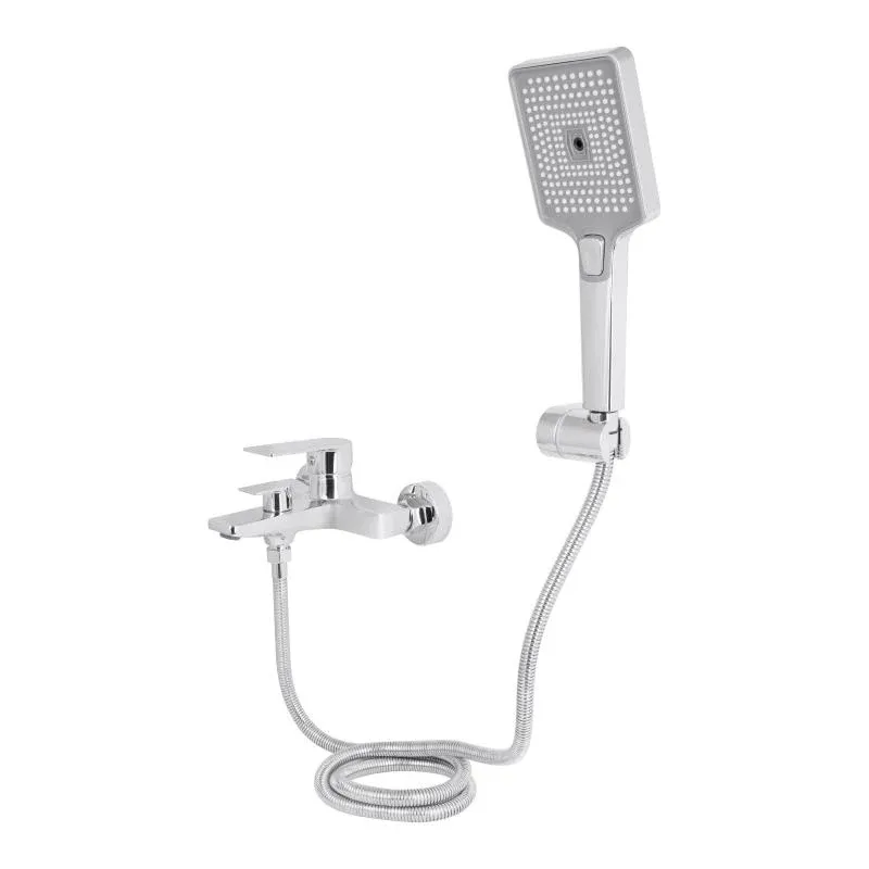 Змішувач для ванни Qtap Aries (з душовим гарнітуром) QTARI259CRM45559 Chrome — фото 3