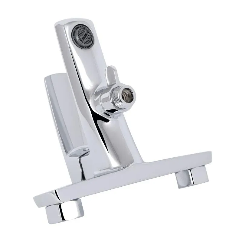 Змішувач для ванни Qtap Tern (c душевым гарнитуром) QTTER259CRM47586 Chrome — фото 4