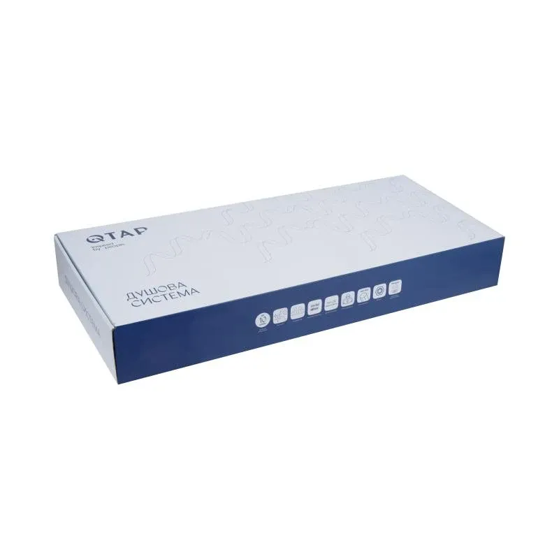 Душова система універсальна Qtap Swan Cascada на три споживачі (з виливом) QTSWA111CRW45570 Chrome/White — фото 10