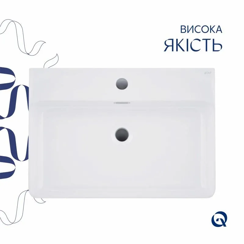 Раковина Qtap Nando LT 610х420х140 White QT12116146W — фото 4