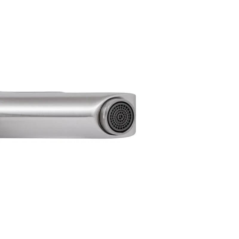 Змішувач для раковини Brinex Pure 001F низький  Nickel BRIPUR001FNKL — фото 6
