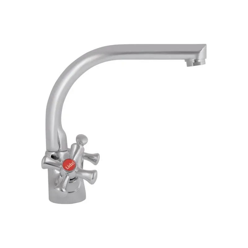 Змішувач для кухні Lidz Lamb 276F двохвентильний LDLAM276FCRM22019 Chrome — фото 4