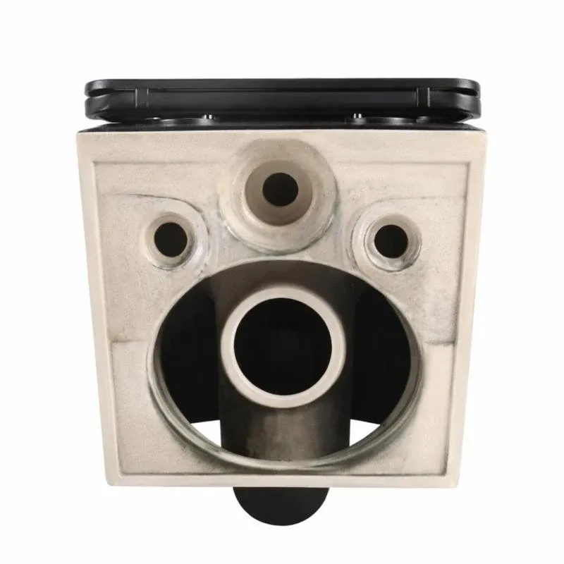 Унітаз підвісний Qtap Jay Ultra Quiet 485х360х320 мм, Matt Black, сидінням Slim Duroplast/ Soft-close/ Quick Relase QT07335177MB — фото 7