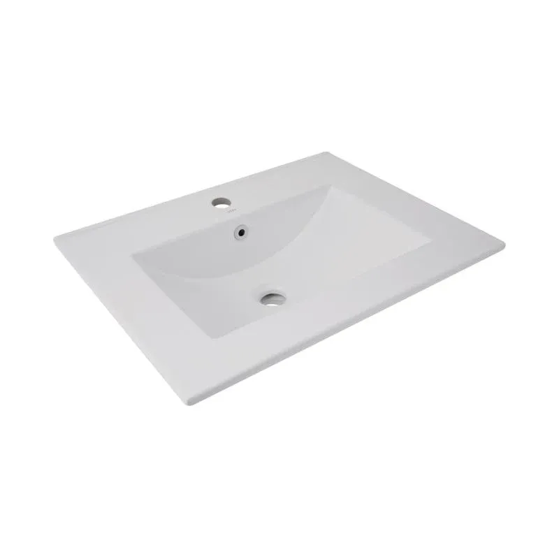 Раковина Qtap Albatross 620х460х180 White без донного клапану QT01113060CW1