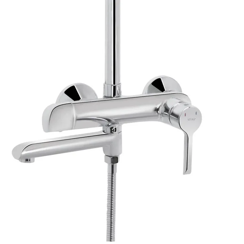 Душова система універсальна Qtap Grand на три споживачі (з виливом) QTGRACRM1004 Chrome — фото 4