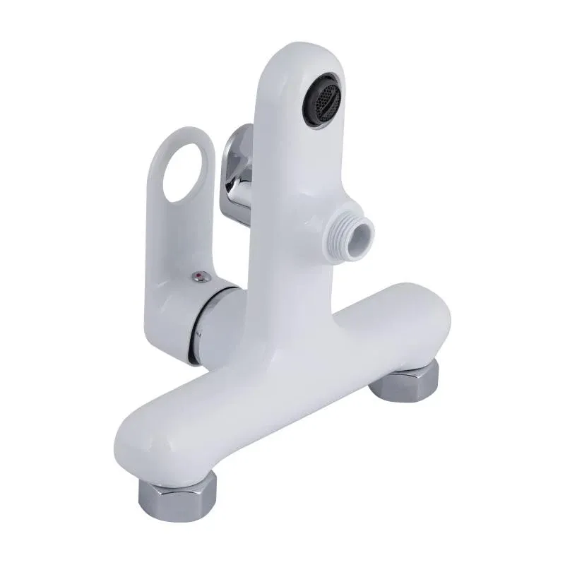 Змішувач для ванни Qtap Jay (з душовим гарнітуром) QTJAY259CRW45553 Chrome/White — фото 3