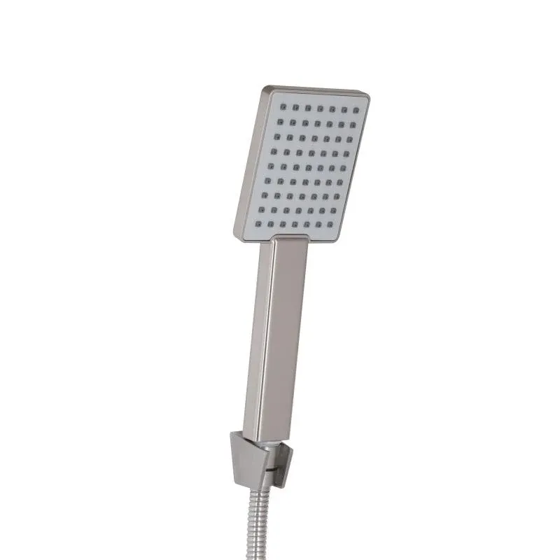 Змішувач для душу Lidz Kubis 010 (з душовим гарнітуром) (k35) LDKUB010NKS28535 Nickel — фото 4