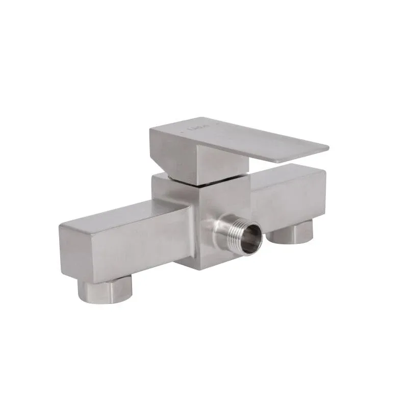 Змішувач для душу Lidz Kubis 010 (з душовим гарнітуром) (k35) LDKUB010NKS28535 Nickel — фото 5