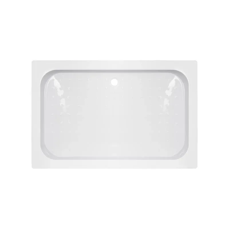 Душовий піддон KAPIELKA ST120x80х14 низький, прямокутний, діаметр зливу 52 мм Lidz — фото 3