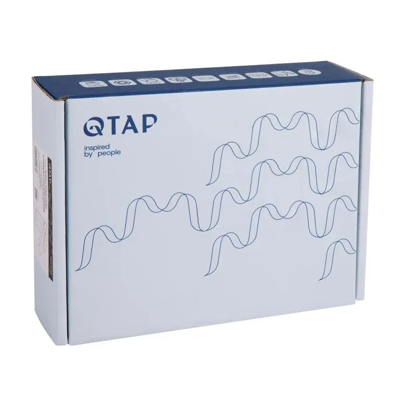 Змішувач для раковини Qtap Swan Cascada QTSWA270CRW45568 Chrome/White — фото 6