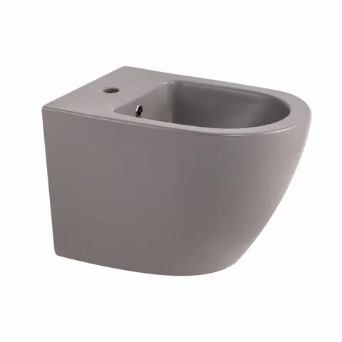 Біде підвісне Qtap Robin 515x370x350 мм, Stone grey QT13551381GSG