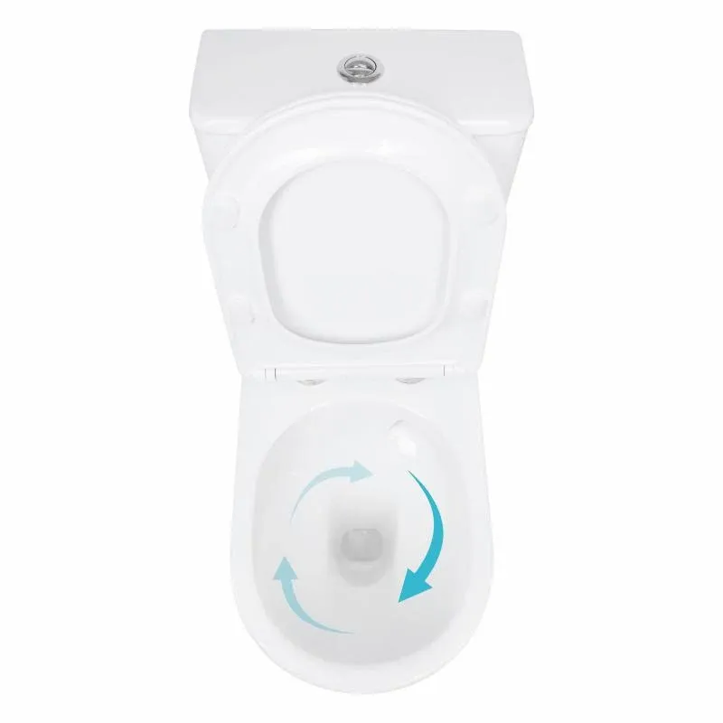 Унітаз підлоговий Qtap Arvin Ultra Quiet 630×350×795 мм з сидінням Soft-close, White QTARV27W49259 — фото 6