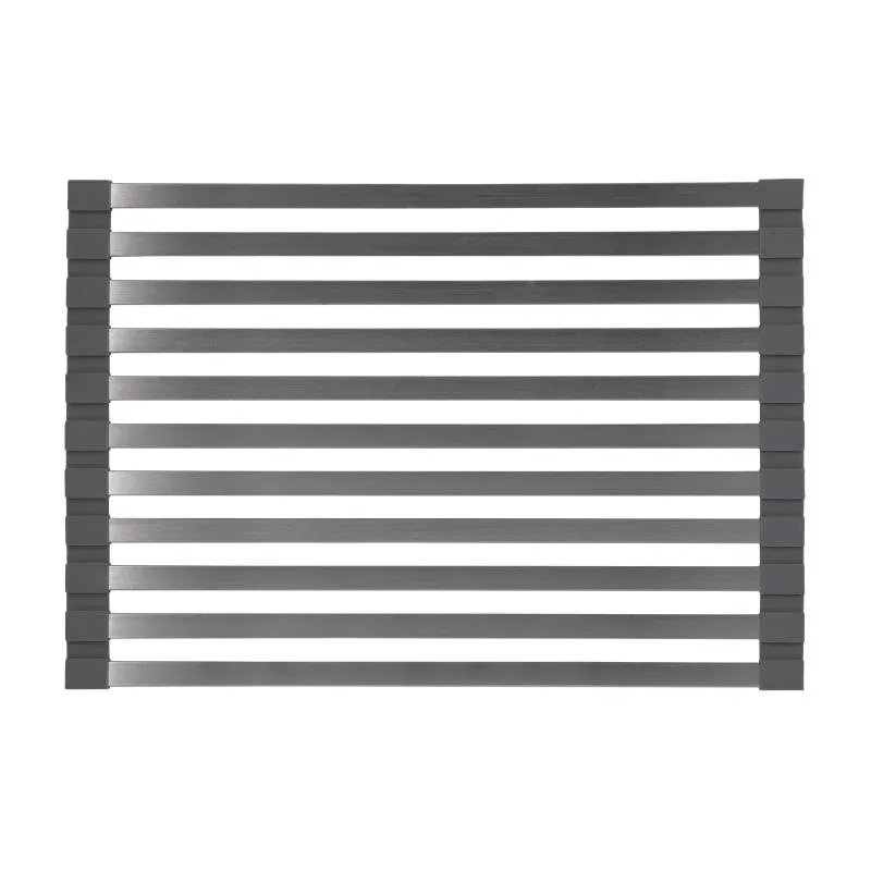 Сушарка на кухонну мийку Lidz Acsis LA13 Gray, плоска основа, для посуду 430х300 мм LDACSLA13GRA49767 — фото 3